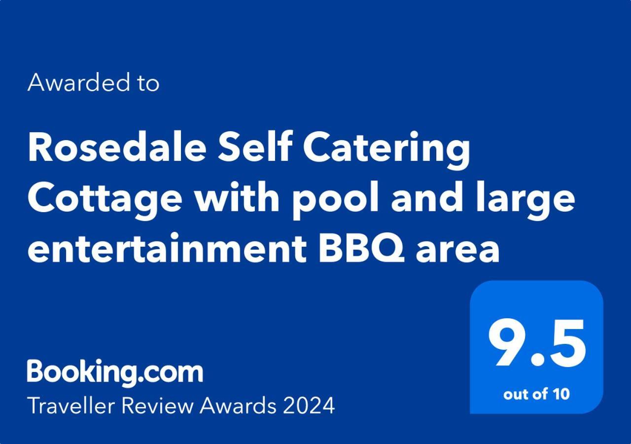 Rosedale Self Catering Cottage With Pool And Large Entertainment Bbq Area Henburg Park 외부 사진